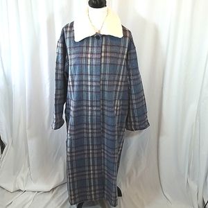 Edited Between-Seasons Women's Anouk Coat Blue Red and White Size 2 (XS)